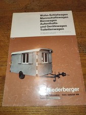 Verkaufsprospekt bauwagen nied gebraucht kaufen  Emmerthal