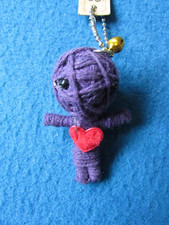 Voodoo doll keychain for sale  DAWLISH