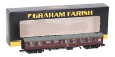 374-107A Graham Farish calibre N BR Mk1 RMB mini buffet carro marrom (usado) comprar usado  Enviando para Brazil