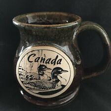 Taza de recuerdo Canadá cara semiovalada elevada con patos 3,75"x 2,75" PET RESCUE segunda mano  Embacar hacia Mexico