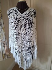 Ivory boho crochet for sale  EASTBOURNE