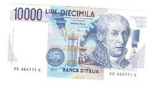 Banconote italiane diecimila usato  Salerno