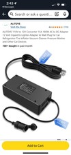 Usado, ALITOVE 110V para 12V conversor 15A 180W adaptador CA para CC 12 volts luz de cigarro comprar usado  Enviando para Brazil