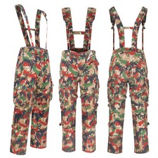 Calça camuflada exército suíço Alpenflage vermelha camuflagem combate vintage excedente comprar usado  Enviando para Brazil