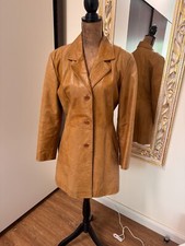 Ledermantel cognacbraun dakota gebraucht kaufen  Arolsen