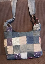 Jeans patchwork umhängetasche gebraucht kaufen  Hameln