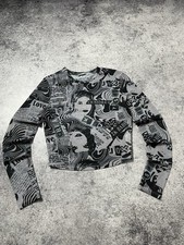 🔥00’s Jean Paul Gaultier LGB Japonês VIBE Tatuagem Manga Longa Malha Camiseta Y2K comprar usado  Enviando para Brazil