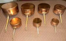 Lot casseroles cuivre d'occasion  Contres