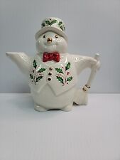 lenox teapot holiday snowman for sale lenox teapot holiday snowman for sale Bayonne