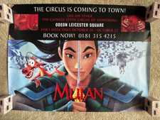 Pôster Rolled Mulan 1998 para The Chinese State Circus of Shandong 30x40 Disney comprar usado  Enviando para Brazil