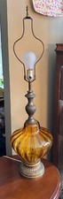 Vintage mcm amber for sale  Lake Ariel