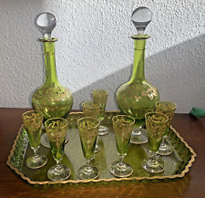 Baccarat green crystal d'occasion  Expédié en Belgium