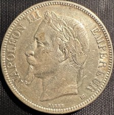 Francs argent 1869 d'occasion  Soyaux