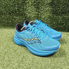 Tênis de corrida esportivo feminino Saucony Endorphin Speed 3 azul amarelo tamanho 9 comprar usado  Enviando para Brazil