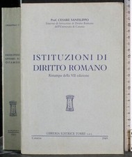 Istituzioni diritto romano. usato  Ariccia