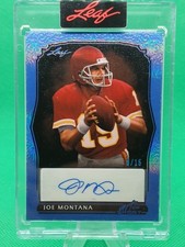 2023 Leaf Art Of Sport Joe Montana autógrafo autografado azul /15 Sp comprar usado  Enviando para Brazil