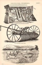 1868 print agricultural for sale  YORK