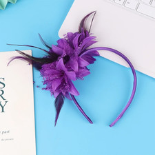 Flower feather hair for sale  SOUTHALL