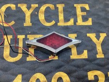 Lanterna traseira de diamante lente plana LED cromado para Harley Knucklehead Chopper comprar usado  Enviando para Brazil