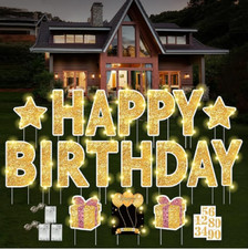 Happy birthday yard for sale  Indianapolis