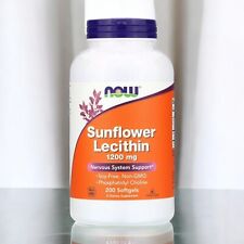 Suplemento de lecitina de girassol 1200 mg 200 cápsulas gelatinosas sistema nervoso suporte à saúde comprar usado  Enviando para Brazil