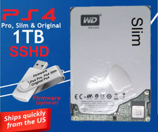 1TB Ps4 Slim Ps4 Pro Original PS4 Interno WD SSHD USB OS opção Firmware opt comprar usado  Enviando para Brazil