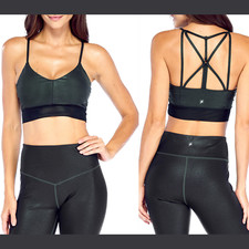 NOVO US$ 68 Sutiã Esportivo Elétrico Yoga Cobra Tiras Traseiras Verde Exército [Pequeno] #3156, usado comprar usado  Enviando para Brazil
