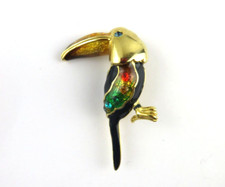 Vintage toucan brooch for sale  Thornton