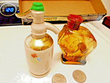 RARO-Mini Garrafa Creme De Cacau KORD Cabeça de Cavalo Tcheco e RUM JAMAICANO Porcelana, usado comprar usado  Enviando para Brazil