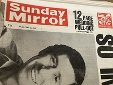 Daily mirror newspaper for sale  LONDON