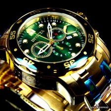 Relógio masculino Invicta Pro Diver mergulho 18kt folheado a ouro cronógrafo verde 48mm novo, usado comprar usado Relógio masculino Invicta Pro Diver mergulho 18kt folheado a ouro cronógrafo verde 48mm novo, usado comprar usado  Enviando para Brazil