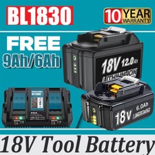 Do akumulatora Makita 18V 12AH 9AH 6AH 5AH BL1860B BL1850B BL1830 LXT bateria litowa, używany na sprzedaż  Wysyłka do Poland