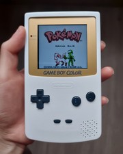 Custom Game Boy Color - White and Gold, usado comprar usado  Enviando para Brazil