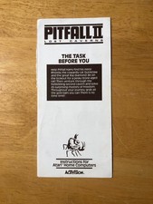 Computadores Atari 400/800/XL/XE - Manual Pitfall II - veja todas as fotos, usado comprar usado  Enviando para Brazil