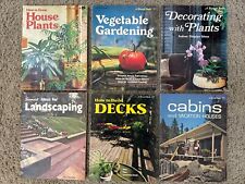 VTG Sunset Books: Houseplants, Vegetable Gardening, Landscaping, Decks, Cabins segunda mano  Embacar hacia Mexico