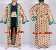 Vestido de kimono de seda vintage bata de baño cubierta de playa ropa de noche ropa de dormir caftán segunda mano  Embacar hacia Mexico
