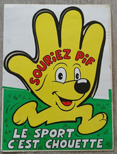 Autocollant vintage ancien d'occasion  Davézieux