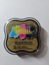 Stempelkissen metallic gold gebraucht kaufen  Vechelde