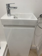 White gloss freestanding for sale  SOLIHULL