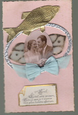 Postcard relief collage d'occasion  Expédié en Belgium