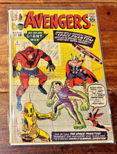 Usado, Avengers #2 ~ 1st Space Phantom! Folhas do Hulk! Jack Kirby! Marvel 1963 2.0-2.5 comprar usado  Enviando para Brazil