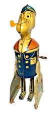 Popeye ambulante vintage com papagaios Marx EUA brinquedo de corda em lata - Funciona comprar usado  Enviando para Brazil