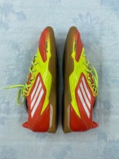 Adidas F5 IN futebol indoor futsal amarelo laranja raro futebol masculino tamanho US10.5 comprar usado  Enviando para Brazil