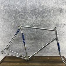 Vintage Quadro de Bicicleta de Aço Cromado 58 55 Fuji Finest Newest Yuko Decalque 126 700c comprar usado  Enviando para Brazil