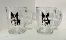 Boston terrier glass for sale  Burbank