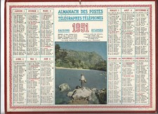 Almanach ptt calendrier d'occasion  L'Arbresle
