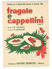 Spartito 1958 fragole usato  Bari