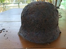 Stahlhelm m42 riginal gebraucht kaufen  Garching a.d.Alz