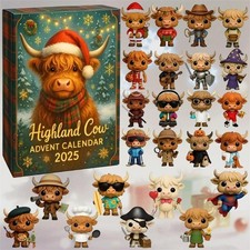 Highland cow advent for sale  UK