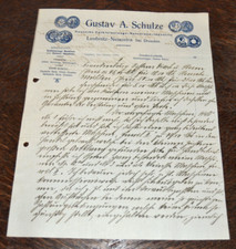 Firmenbrief 1912 zerkleinerung gebraucht kaufen  Zschopau